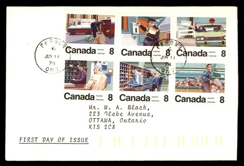 Mayfairstamps Canada FDC 1974 Postal Workers Combo First Day Cover aax_46647