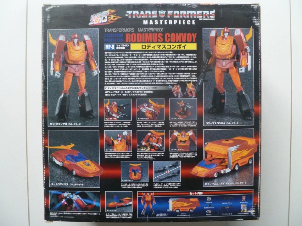 Transformers Takara Tomy Masterpiece MP-9 Rodimus Prime G1 Authentique - Immagine 2 di 4