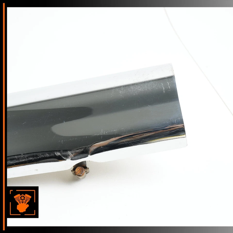 Harley Electra Glide 2010 cubierta de cabezal de escape trasero protector cromado 65952-09 OEM Foto 2 de 4