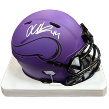 Josh Metellus Autographed Minnesota Vikings RAVE Mini Helmet Beckett