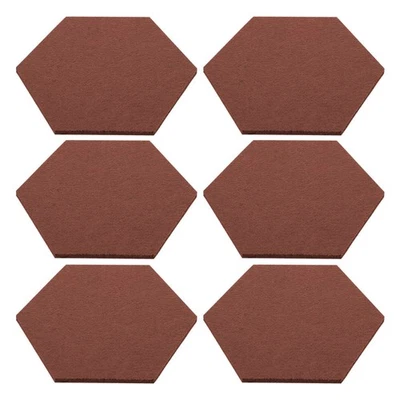 12 Pcs Sechseckige Filztafel Messageboard Klassenzimmer Bulletin - Bild 1 von 4