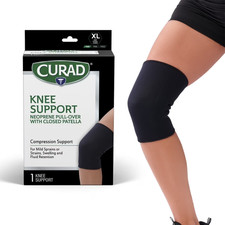 CURAD Neoprene Pull-Over Knee Support, Reduces Swelling and Fluid Retention XL
