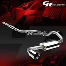 4" ROLLED MUFFLER TIP CATBACK RACING EXHAUST SYSTEM FOR 88-91 HONDA CIVIC 3-DR