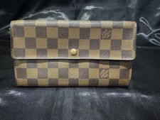 Louis Vuitton Vintage Damier Ebene Sarah Wallet 2002