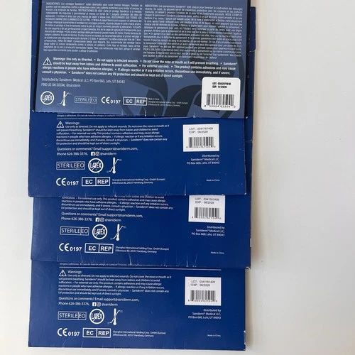 Saniderm Tattoo Aftercare Bandage 6” x 8” 3 Sheets x 4 Packs 12 Total New image 2