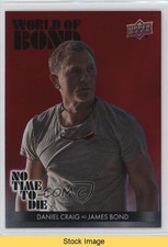 2025 Upper Deck James Bond No Time To Die World of Red Daniel Craig READ