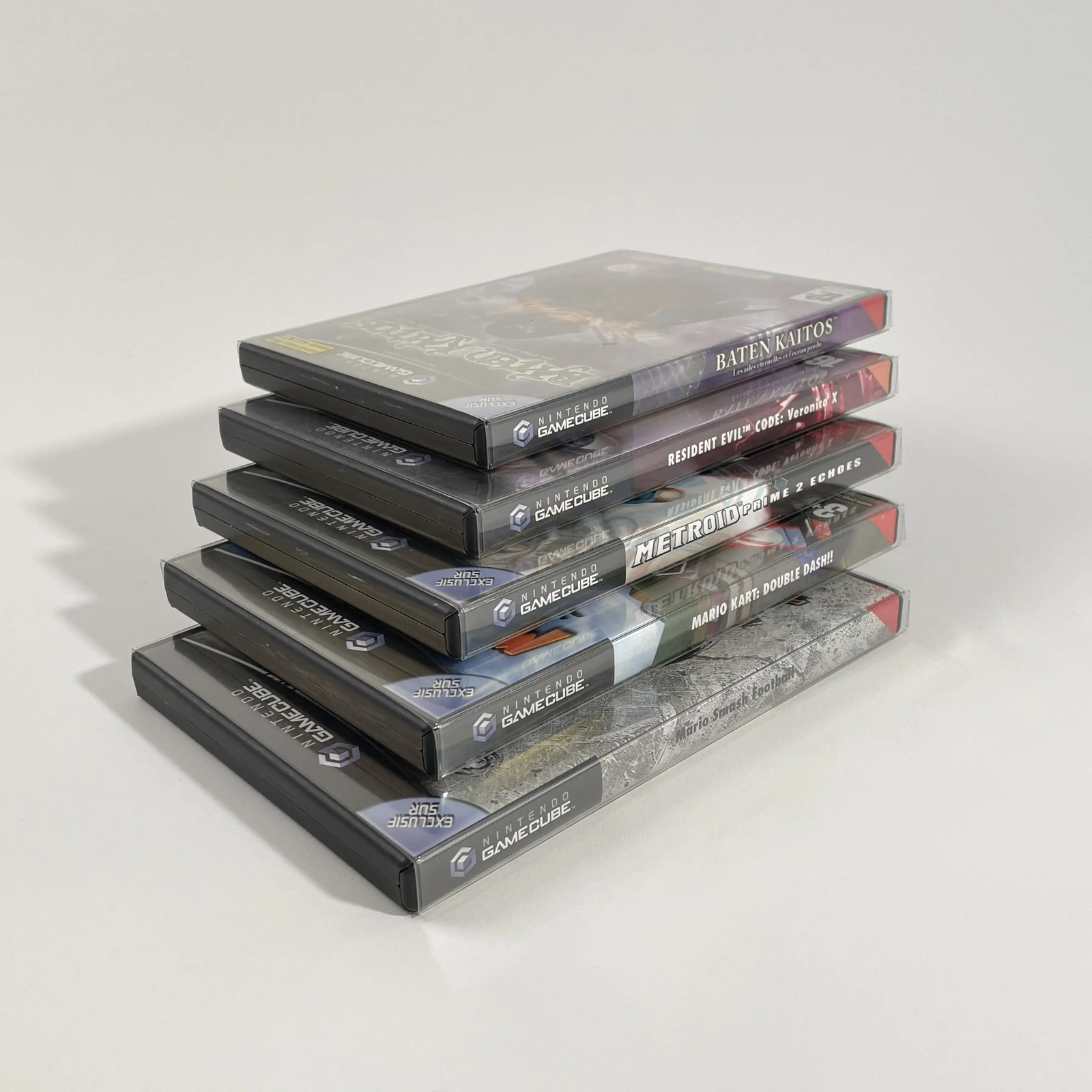 Protège-boîtes GameCube en PET de 250 microns fit'n play Lot de 200