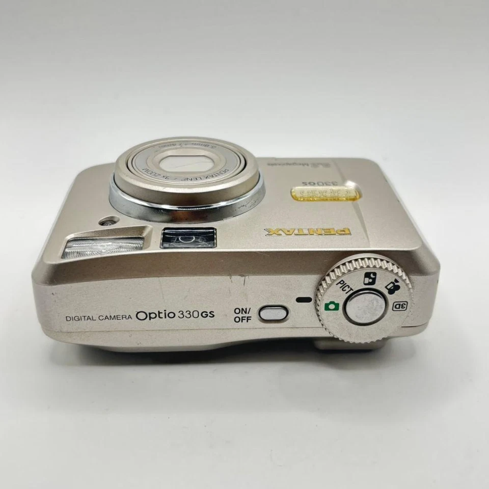 PENTAX OPTIO 330GS Digital Camera AA Battery Powered Operation Confirmed - Image 4 of 4