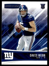 2017 Panini Rookies & Stars Davis Webb Rookie New York Giants #293