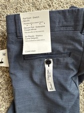 Calvin Klein Boys Slim Fit Dress Pants Flat Front Formal Trousers Size 10 NWT