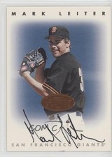 1996 Leaf Signature Series Auto Bronze Mark Leiter Auto 10yl