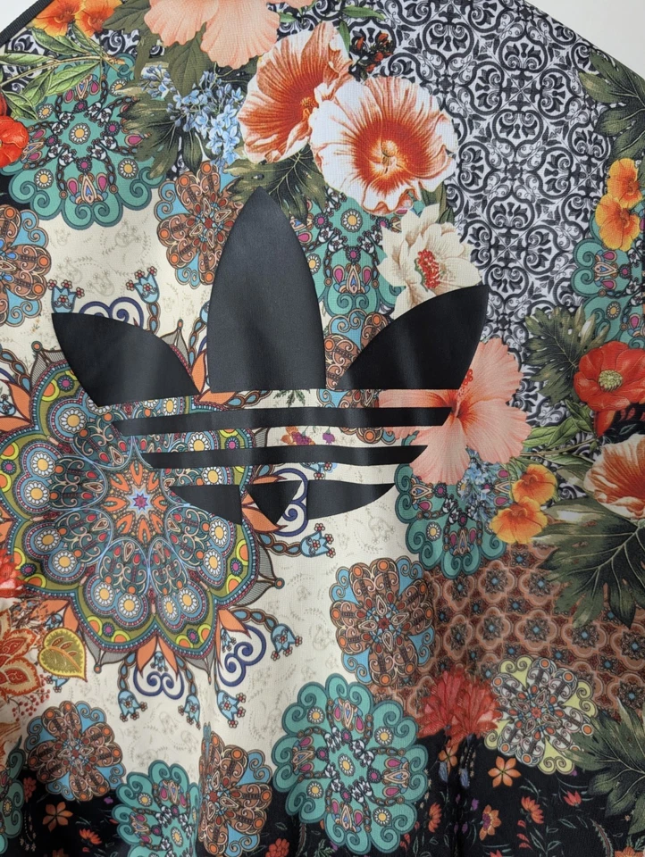 Adidas Originales Jardim A TT Floral Chaqueta de Pista Multicolor L Nueva con Etiquetas Foto 3 de 4