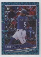 2020 Panini Donruss Optic Teal Velocity Prizm 8/35 Willie Calhoun #152 q4j