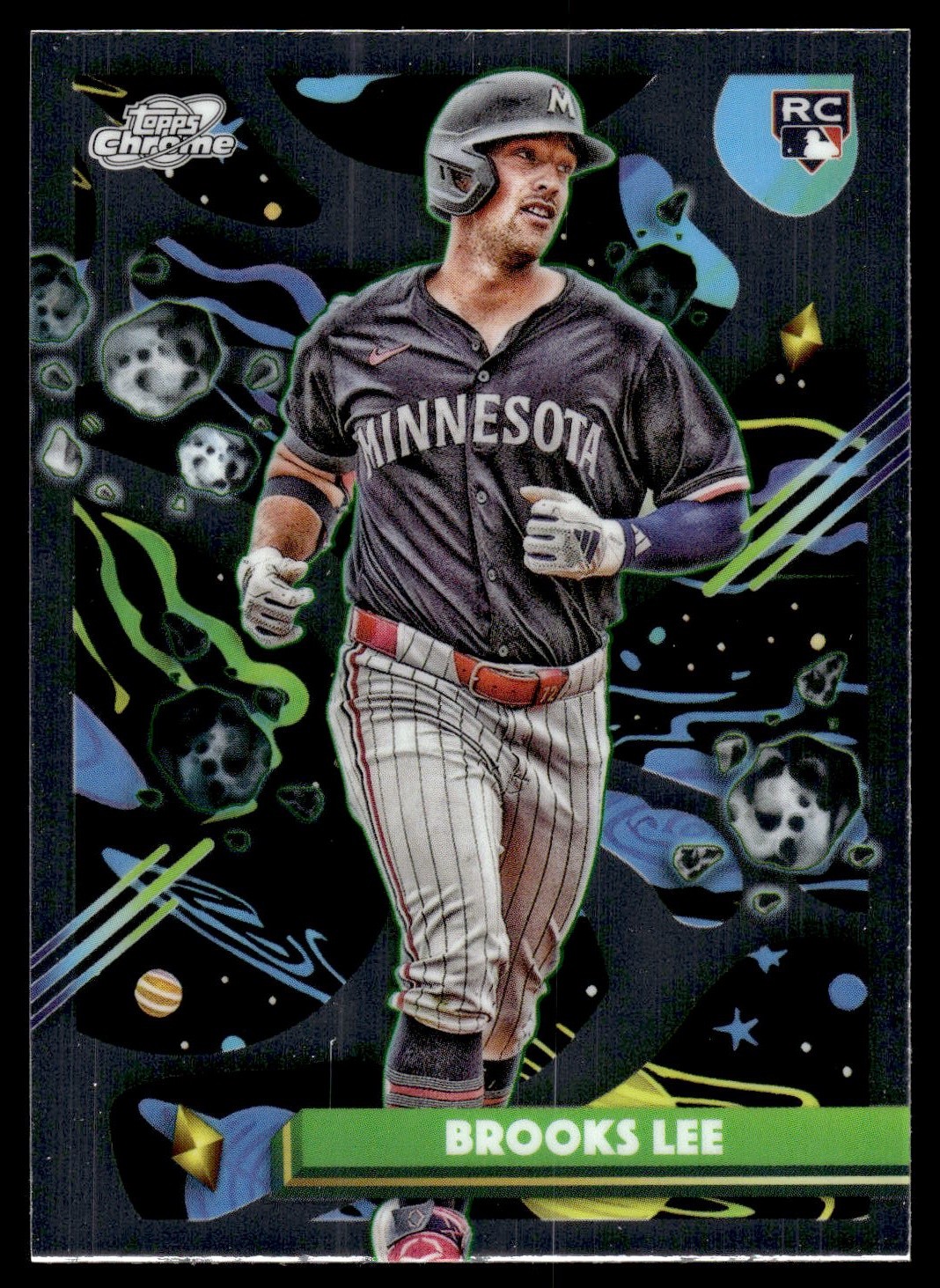 Brooks Lee 2025 Topps Chrome Cosmic #129 Base Price Guide - Sports