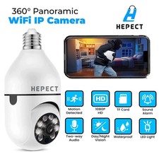 1080P Smart WiFi Security Camera PTZ 360  Color Night Vision Indoor Outdoor