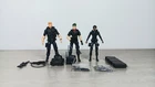 Gi Joe 50th Special Forces Night Force 3.75 Figure Set Outback Falcon Shooter