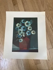 Marlez Floral  poster wax on paper Private Collection Philadelphia PENNA USA