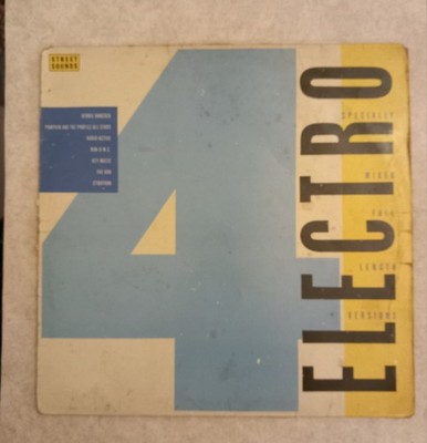 Street Sounds Electro 4 12'' Vinyl  Various Artists LP