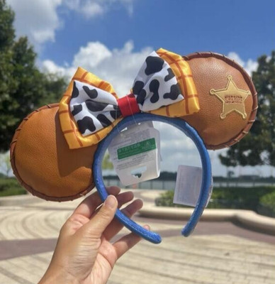 Disney Gift Toy story woody Minnie mouse ear headband disneyland Authentic New