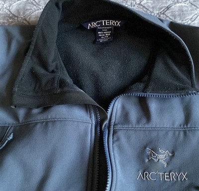 Arc'teryx Vintage Gamma SV Jacket XL Navy Blue Grey Canada