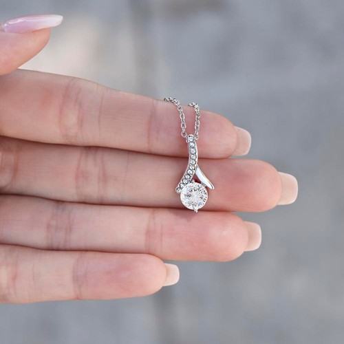 To My Smokin Hot Soulmate Necklace, Romantic Jewelry Gift for Wife Girlfriend - Picture 6 of 8