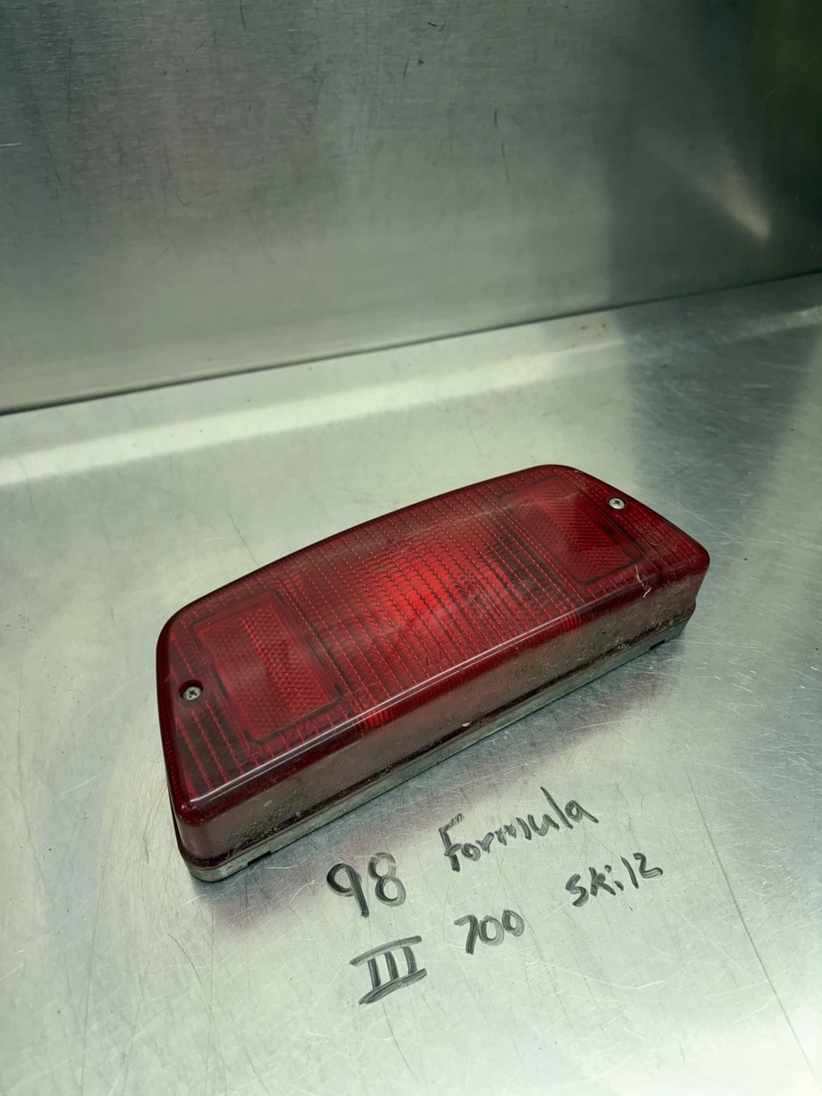 98 99 00 01 Ski-Doo MXZ Formula III 600 700 OEM Brake Tail Light Lens Housing