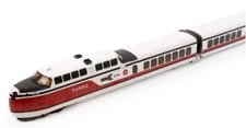 Rapido #203503 Updated Version 2.0 UAC TurboTrain (DC/DCC/Sound): Early Amtrak 5