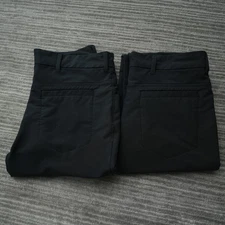 Panama Jack Pants Men Black Spandex Commuter Lot of 2 32x30 Measured 32x28.375