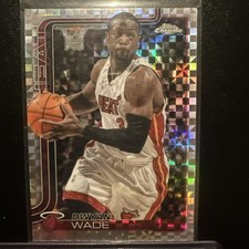 2025 Topps Chrome NBA Dwayne Wade Silver X Fractor Insert Miami Heat 