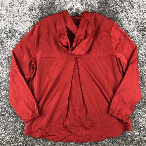 Tommy Hilfiger Full Zip Hooded Windbreaker Jacke Damen Größe L Rot - Bild 5 von 12