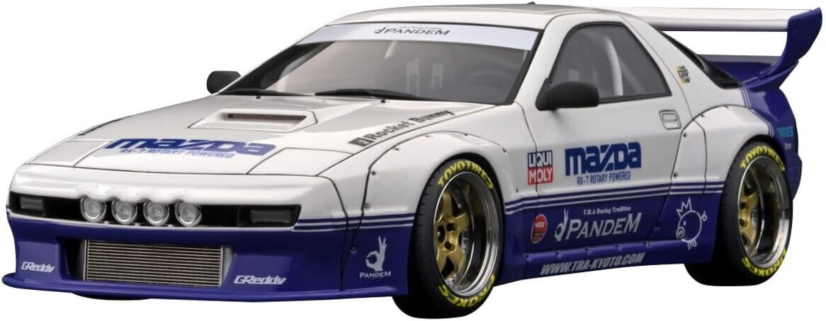 ignition model 1/18 PANDEM MAZDA RX-7 (FC3S) White/Purple ignition model 1/18 PANDEM MAZDA RX-7 (FC3S) White/Purple