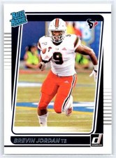 2021 Donruss #308 Brevin Jordan