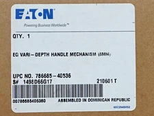NEW Eaton 1498D66G17 EG Variable Depth Handle Rotary Circuit Breaker Operator