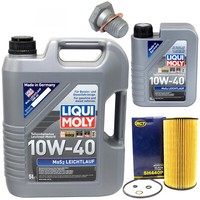 MotoröL Set 10W-40 6 Liter + ÖLfilter SH 440 P + Schraube FüR BMW 5Er 525Td E34