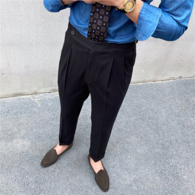 tapered dress pants black dress loafers men Florsheim Mens Black Slip-on Penny Loafer Leather Dress Shoes – The Suit  Depot main image 1