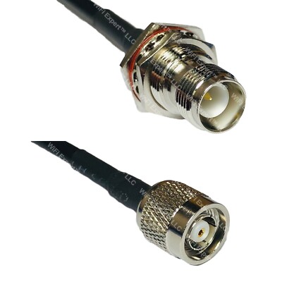 LMR240UF RP-TNC FEMALE to RP-TNC MALE Coax RF Cable USA-Ship Lot