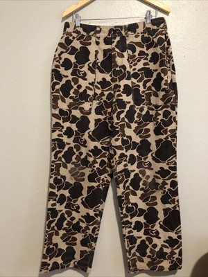 Duck Camouflage Camo Hunting Pants Size 
