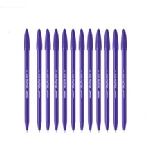 Monami Plus Pen 3000 Water-Based Marker Purple Color Felt Tip Pen 0.4mm -12PCS