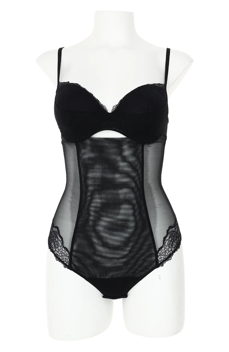 Body La Perla Desire Noir - Néoprène Et Tulle - Tailles 75B / 85A - Neuf étiquette
