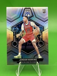 Jordan Hawkins Mosaic Silver Prizm 2023-24 Panini Mosaic #243 Rookie RC Pelicans