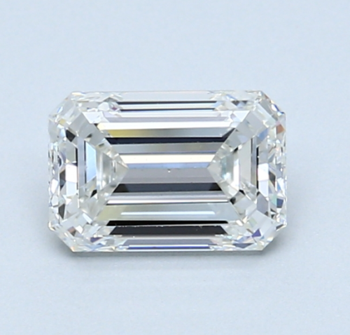 1.25 CT Emerald Cut Loose Diamond F VS1 GIA Certified Excellent Cut Free Setting