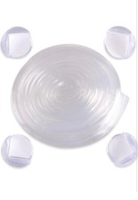 Transparent 6.56ft Baby Bumper Strip Cunina Baby Safety Corner Protector Table