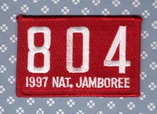 JSP  RW - Troop  804  -Mint- National Jamboree 1997