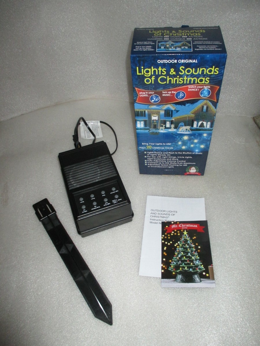 NEW Mr Christmas Lights And Sounds Of Christmas 20 Song