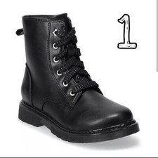 Kohl's Little Girl's Teagan Combat Boots Size 1