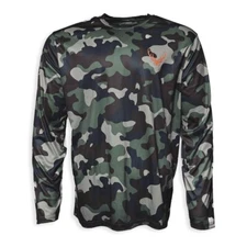 Buckhorn River Woodland Camo Poly Long Sleeve Camo Shirt - 3XL (S1364)