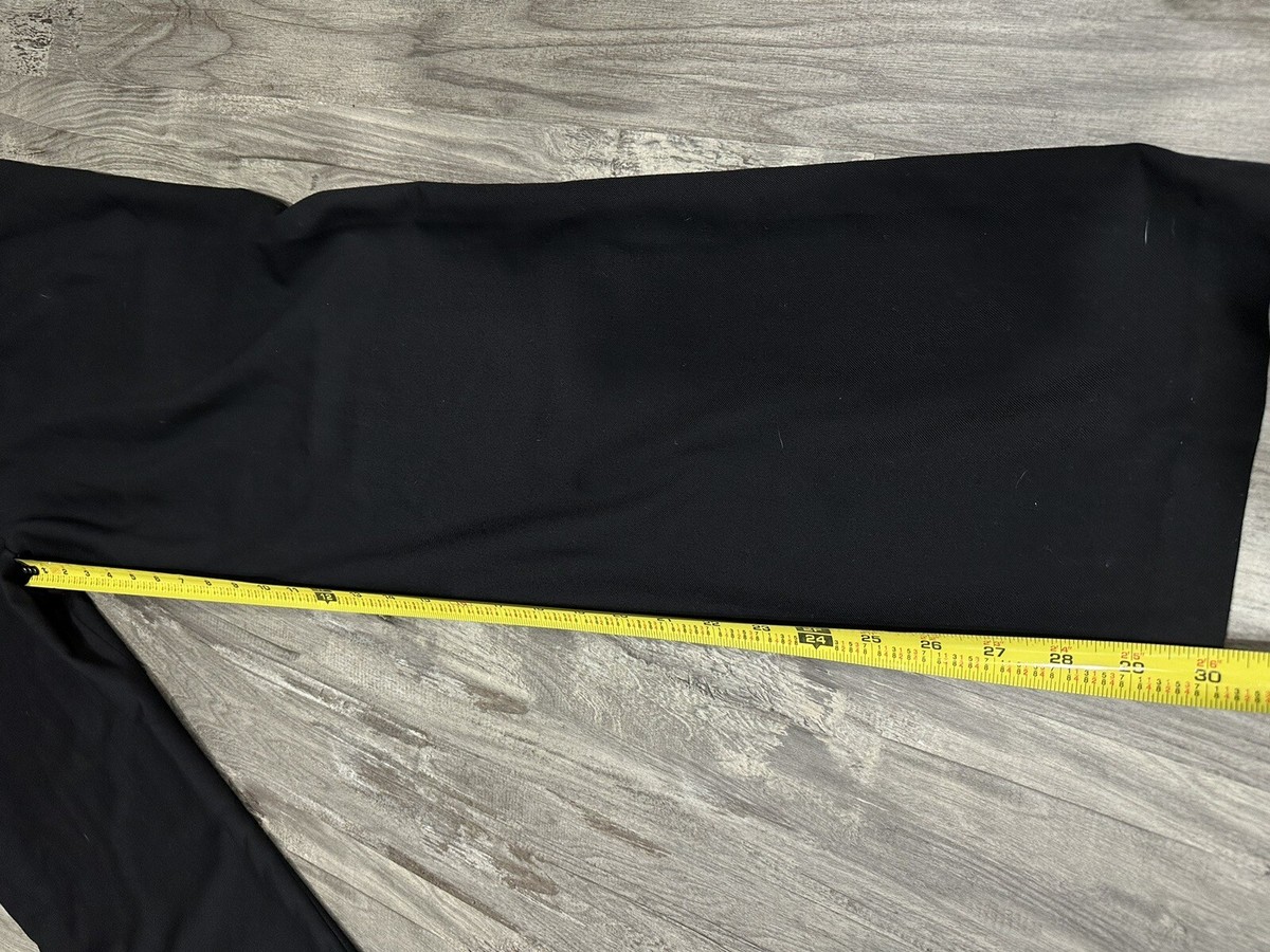 giorgio armani le collezioni black dress pants 40x30 | eBay