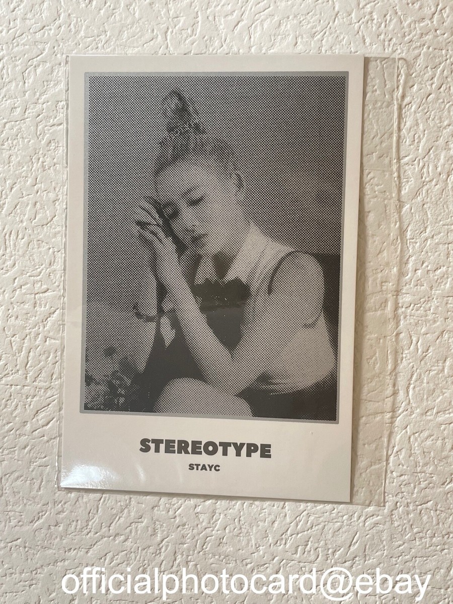 Stayc Stereotype J ISA Yoon Official Photocard Postcard Stayc Stereotype J ISA Yoon Official Photocard Postcard