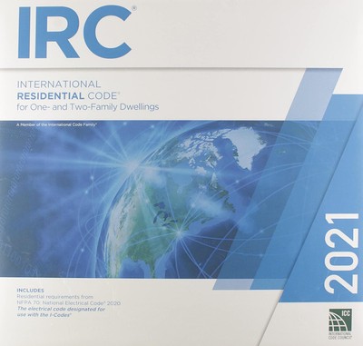 IRC International Residential Code 2021 Paperback W329 | eBay