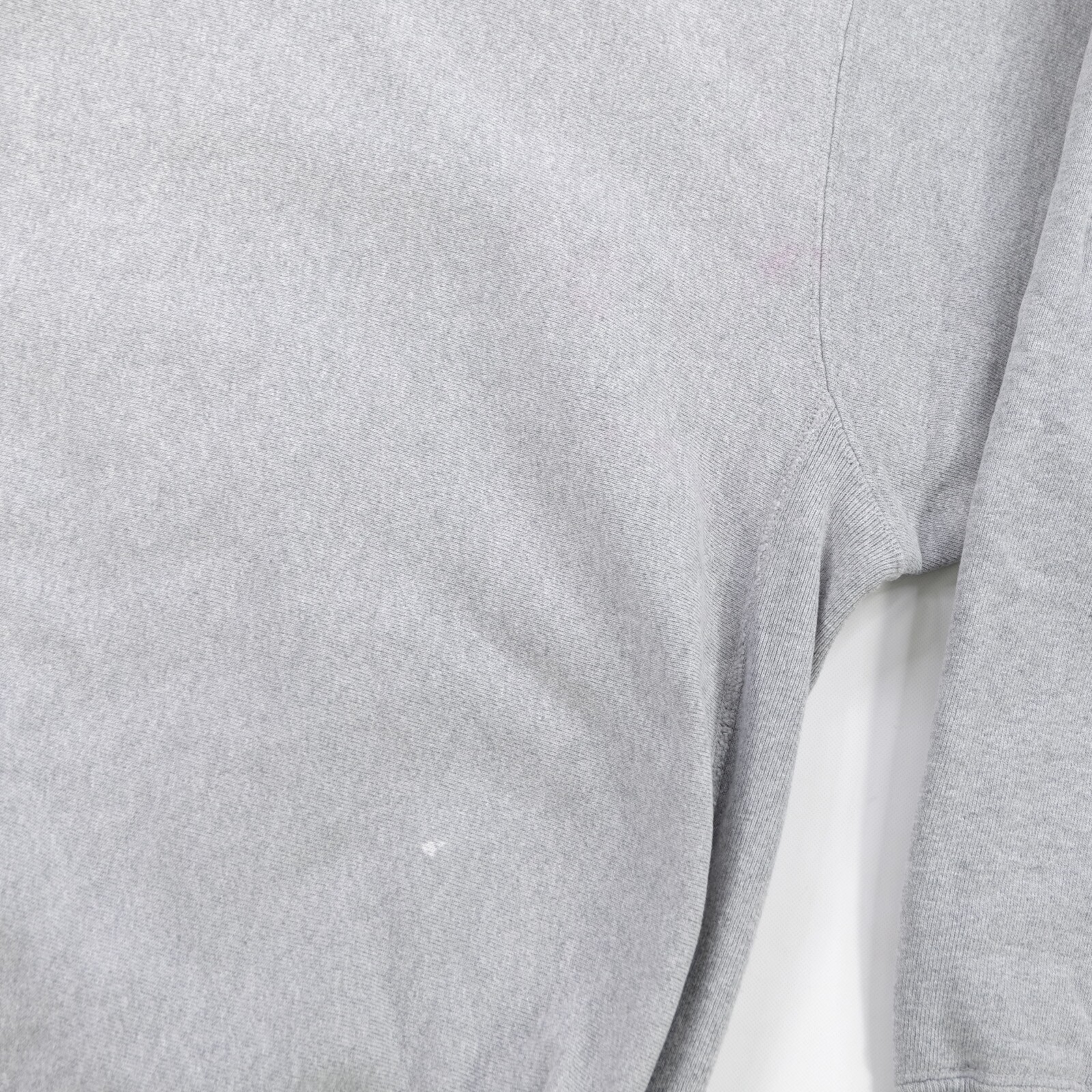 Rare Vintage CHAMPION Plain Blank Pullover Hoodie Sweatshirt 80s 90s Gray SZ 2XL image 8